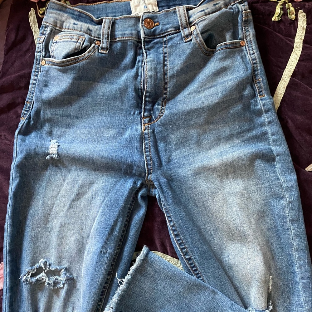 High rise jeans